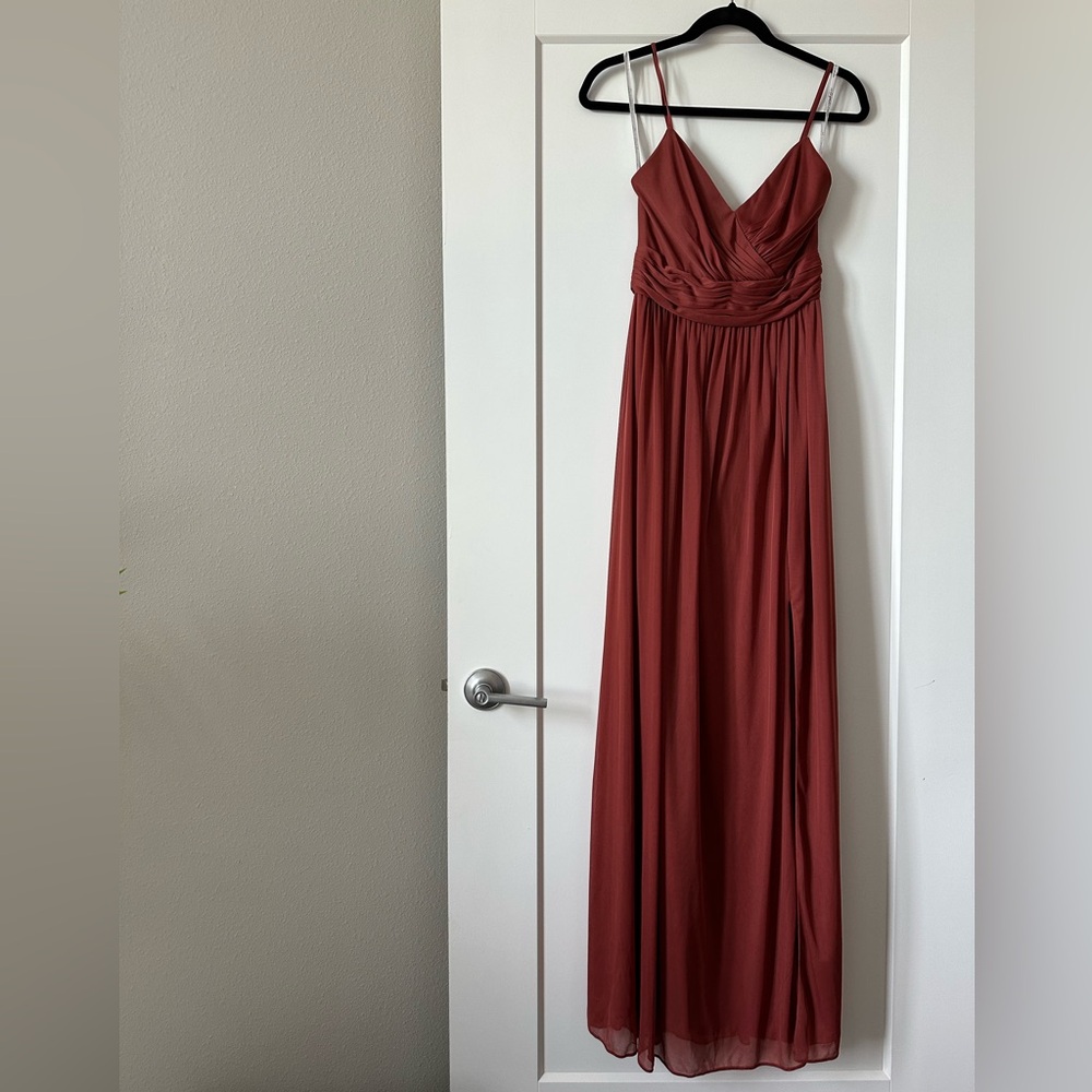 David’s Bridal Spaghetti Strap Dress